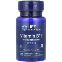 Life Extension - Vitamine B12 Methylcobalamine, 500 mcg - 100 vegetarische zuigtabletten
