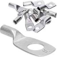 Kalitec 10 stuks HR4-8 standaard buiskabelschoenen 4 mm² M8 I zonder kijkgat I Made in Germany