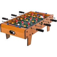 North Oban Mini Voetbaltafel Light Wood 70 x 37 x 25 cm