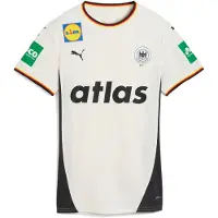 Puma Duitse handbalbond 2026 thuisshirt voor Dames, Grijs/Wit, Maat XXL