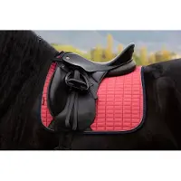 LeMieux Zadeldek Suède Dressage Square Donkerroze