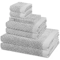 Ross Sonstiges 2 X washandjes 2 X gasten- 2 X douche- 2 X handdoek - in set 8 pack Harmony