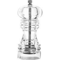 Ibili - 683414 - Molen voor peper/zout, transparant, 14 cm