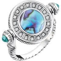 Thomas Sabo - TR2427-646-7-58 - Ring - Dames - Abalone Coin - Weite 58