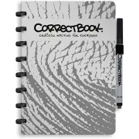 Correctbook A5 Uitwisbaar Notitieboek – Clever Elephant – Gelinieerd – Herbruikbaar schrift – Inclusief pen & wisdoekje – Aanvulbaar met extra pagina’s