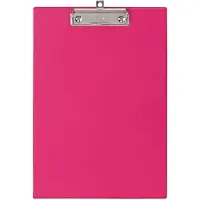 MAUL Klembord A4 staand PVC neon roze - 12 stuks