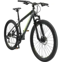Bikestar Hardtail Staal MTB Medium 27,5 Inch 21 Speed zwart/blauw Unisex