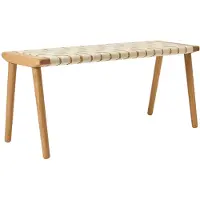 Andersen Seat Bank Wit Gepigmenteerd - Bankjes Eiken Oak - 4-249020
