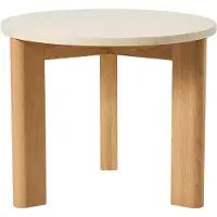 Andersen Evoke Salontafel Ø55 Cm - Salontafels Marmer Creme - 2-36020213