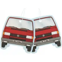 Brisa VW Collection by - Set van 2 Volkswagen luchtverfrissers met VW T4 Bulli Bus-motief (Vanille)