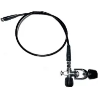 Metalsub Hose With Int Valve 1/4´´ Bsp Female Compressor Zwart 150 cm