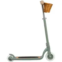 Banwood - Maxi scooter - kinderstep met mandje - 6+ jaar - Forest - Groen