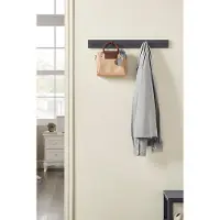 Mazazu MIRA Home - Industriële Wandkapstok - Compacte wandkapstok - Kapstok - Garderoberek - Makkelijk te Monteren - 60cm