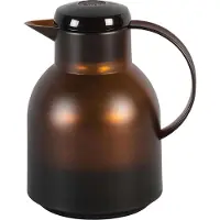 EMSA karaf 509820 bruin - warmhoudtijd 12 uur - koudhoudtijd 24 uur - 145 x 178 x 217 mm