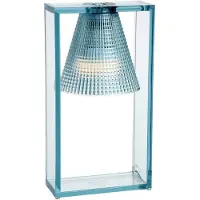 Kartell Tafellampe , Light-Air, Blauw, Woonkamer, Kunststof, Designer