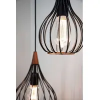 Halo Design Hanglampe , Zwart, Woonkamer, Metaal