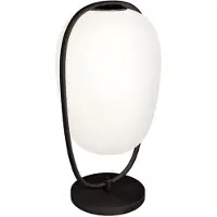 Kdln Tafellampe , Lannà, dimbare, Wit, Woonkamer, Glas, Designer