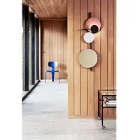 Please wait to be seated Wandlampe , Rood, Woonkamer, Metaal