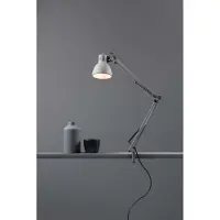 NORDIC LIVING Tafellampe , Grijs, Werkkamer / Kantoor, Aluminium