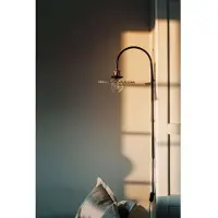 Globen Lighting Wandlamp COBBLER, helder / transparant, Woon-/ Eetkamer, Glas, Vintage, wandlamp