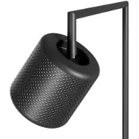 Herstal Vloerlampe , Zwart, Woonkamer, Metaal
