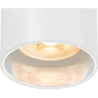SLV Witte plafondspot Asto Tube cilinder - 1x GU10