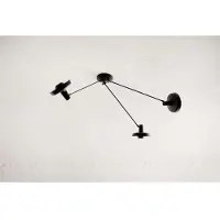 Grupa Products Plafondlamp , Zwart, Keuken, Aluminium
