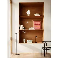 Fritz Hansen Tafellampe , dimbare, Zwart, Woonkamer, Metaal