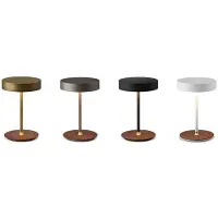 Halo Design Tafellampe , dimbare, Wit, Woonkamer, Metaal