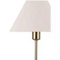 Globen Lighting Tafellamp IRIS, crème / amber, Woon-/ Eetkamer, Textiel / Stof / Zijde, Vintage, Tafellamp