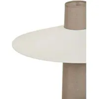 Forestier Tafellampe , Thésée, Wit, Woonkamer, Stof, Boho