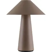 Globen Lighting Tafellamp Cannes, dimbaar, bruin / roest, Woon-/ Eetkamer, Kunststof, Scandinavisch, Tafellamp
