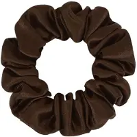 Dore & Rose Scrunchie 3 cm Dark Brown Haarelastiek 1 st