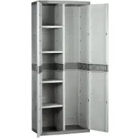 Plastiken Kast Plastiken Titanium Plastic Hars (176 X 70 X 45 Cm)