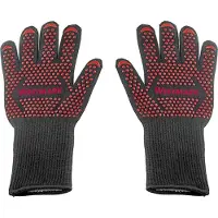 Westmark BBQ-handschoenen – vuurvaste BBQ-handschoenen, voor veilig werken bij de BBQ, bij de oven of bij de open haard – 325 x 190 x 30mm, 2 stuks