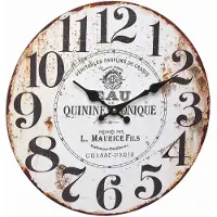 TFA-Dostmann TFA - Analoge Wanduhr VINTAGE 60.3045 - Quinine tonique Kensington Coffee Cupcakes La lavande