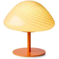 Halo Design Tafellampe , Oranje, Woonkamer, Glas