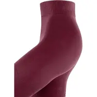 Burlington Damen Argyle Affair gedessineerd katoen panty dames burgundy - maat 8326