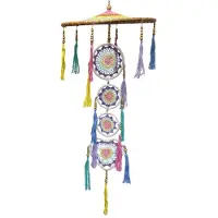 Ancient Wisdom Grote Dramatische Dromenvanger - Pastel Regenboog