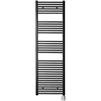 Sanicare Electrische Wifi Radiator HPW Carini 172x60 cm Zwart Met Thermostaat Zilver Rechtsonder