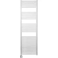 Sanicare Electrische Wifi Radiator HPW Carini 172x60 cm Wit Met Thermostaat Zilver Linksonder