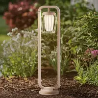 LUCANDE Buitenverlichting , Chandan, dimbare, Beige, Terras, Aluminium, Modern