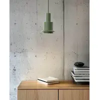 DCW éditions Chaumont Hanglamp Ø15 Cm Groen - Hanglampen Staal Green - CHAUMONT P 150 GR-GR