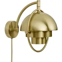 Gubi Wandlampe , Multi-Lite, dimbare, Goud / Messing, Woonkamer, Messing, Designer