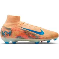Nike Zoom Mercurial Superfly 10 Mbappé Elite Gras Voetbalschoenen (FG) Lichtoranje Turquoise