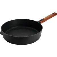 Woll gietijzeren pan met hoge rand, ECO LOGIC QXR