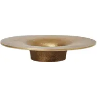 Ferm Living Soothe Kaarsenhouder Block candle holder | Brass finish