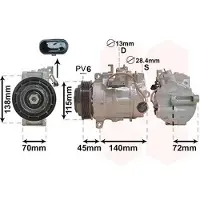 VAN WEZEL 3000K710 Aircopomp