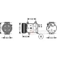 VAN WEZEL 4300K404 Aircopomp
