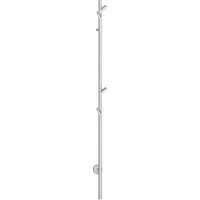 Luca Elektrische Radiator Sanitair incl. Timer bediening, LED Ring en Extra Ophang Opties 170 cm Geborsteld Nikkel